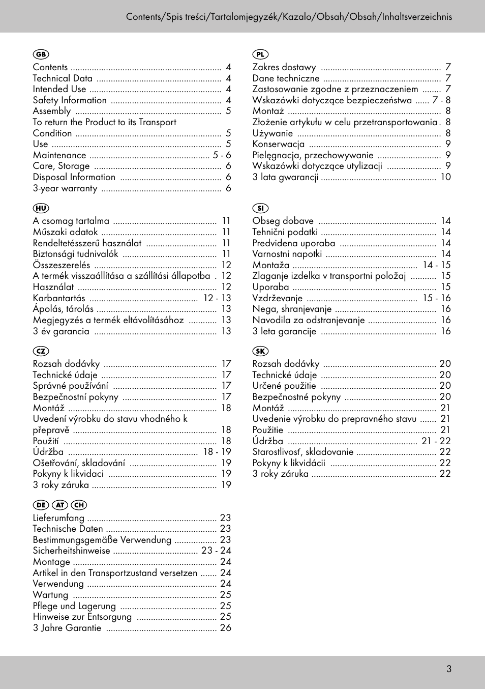 Playtive Aluminium Scooter User Manual | Page 3 / 28