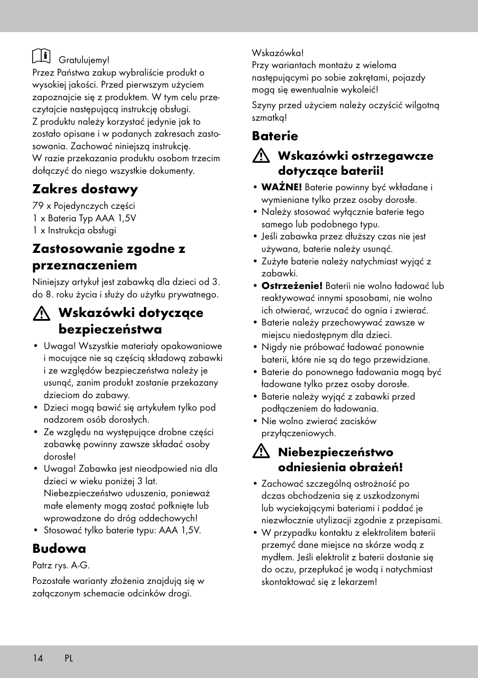 Playtive WOODEN ROAD SET User Manual | Page 14 / 21