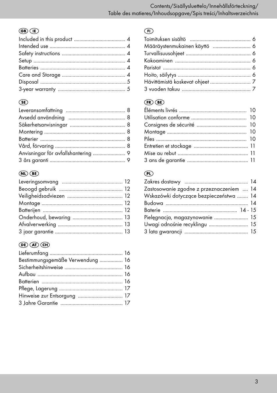 Playtive WOODEN ROAD SET User Manual | Page 3 / 21