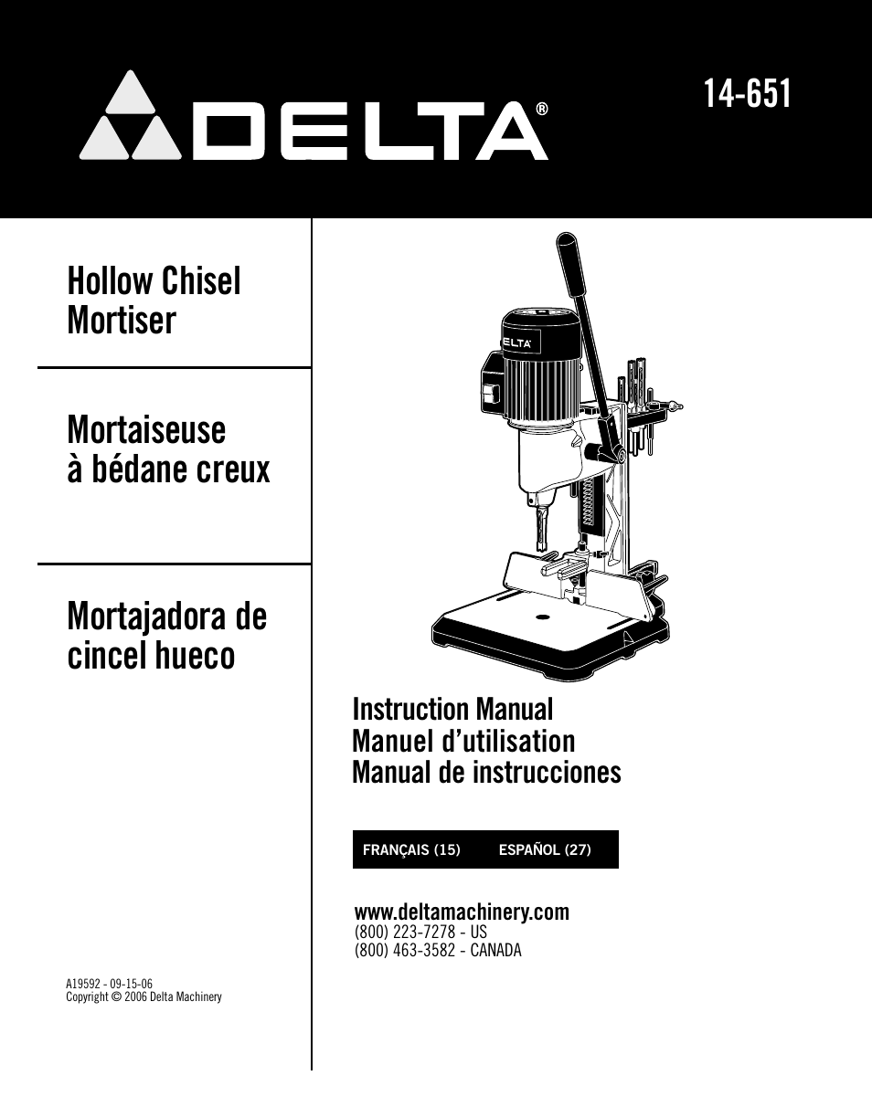 Delta 14-65l User Manual | 40 pages