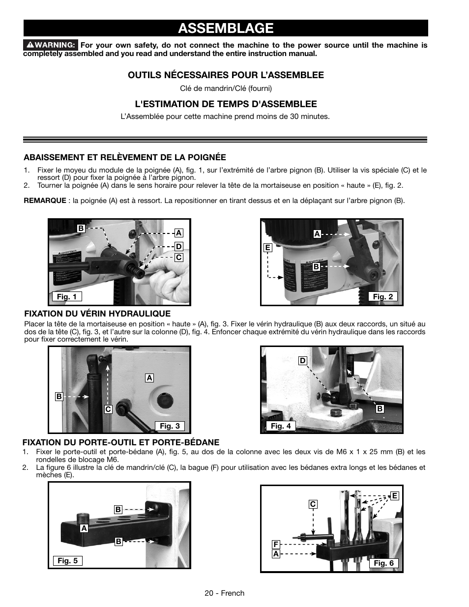 Assemblage | Delta 14-65l User Manual | Page 20 / 40