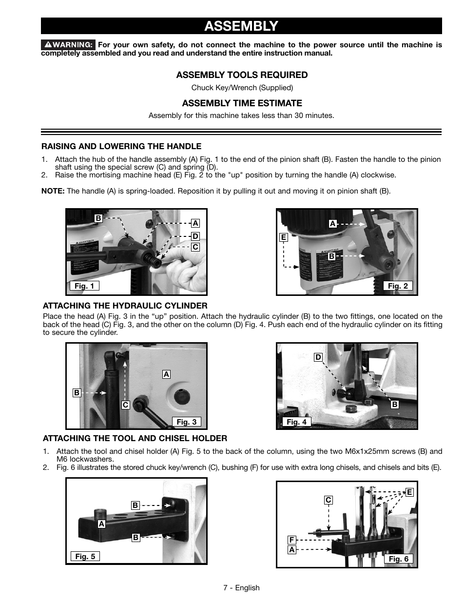 Assembly | Delta 14-65l User Manual | Page 7 / 40