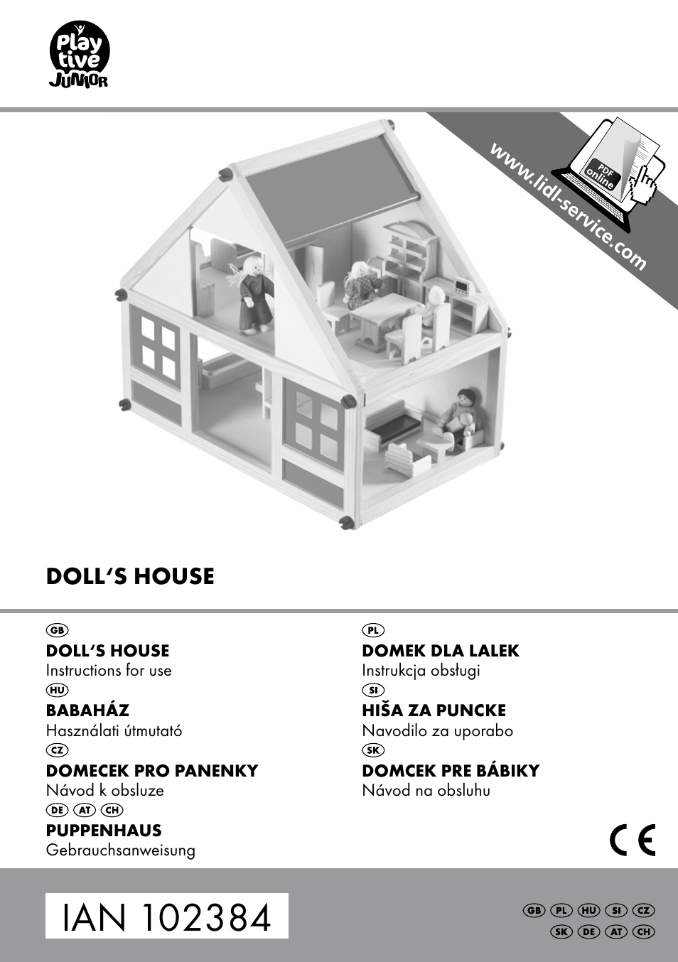 Playtive Doll‘s House User Manual | 20 pages