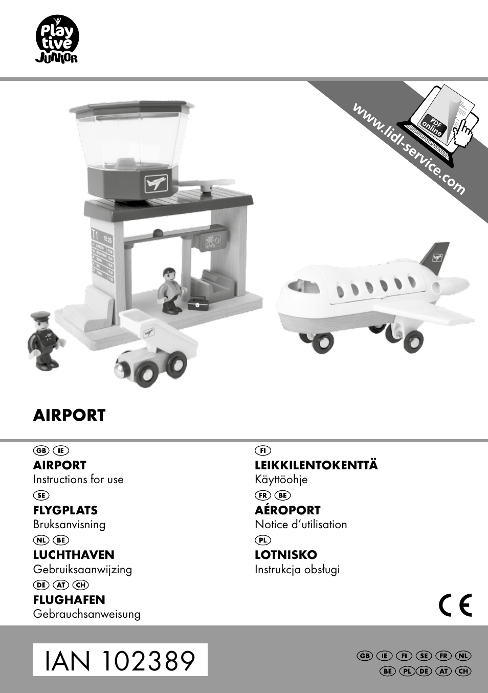 Playtive AIRPORT User Manual | 12 pages