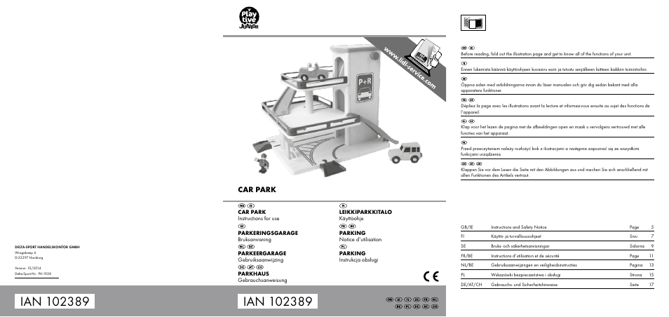 Playtive CAR PARK User Manual | 18 pages