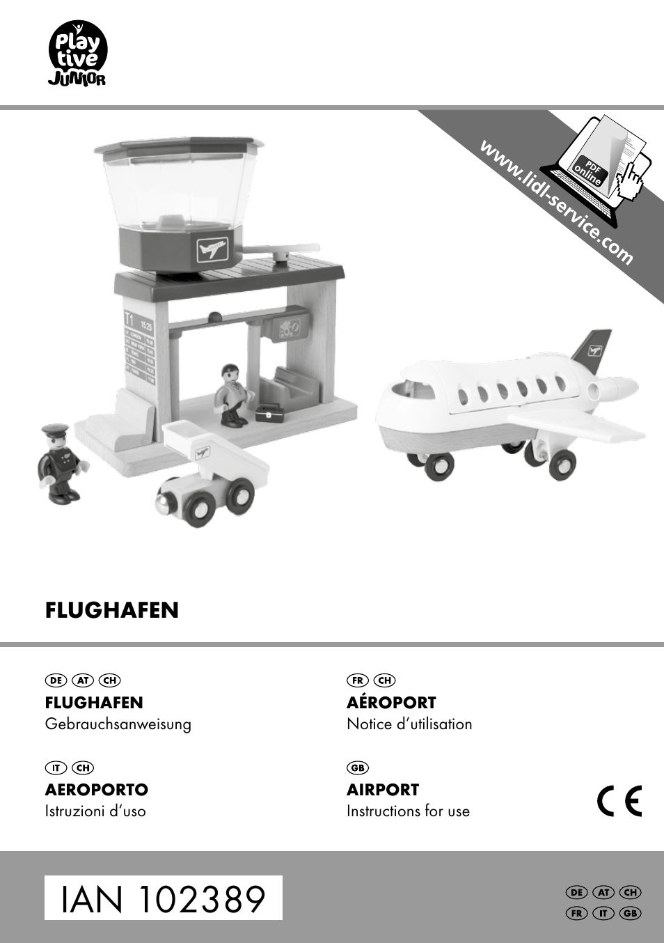 Playtive AIRPORT User Manual | 8 pages