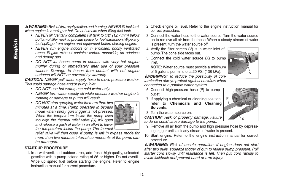 English | DeWalt N000589 User Manual | Page 12 / 64