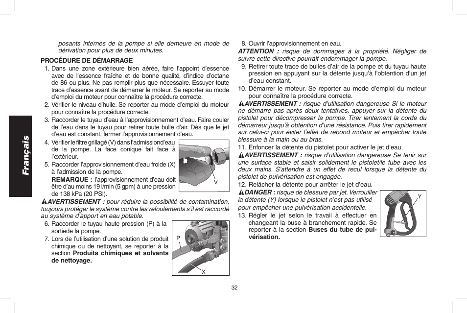 Français | DeWalt N000589 User Manual | Page 32 / 64