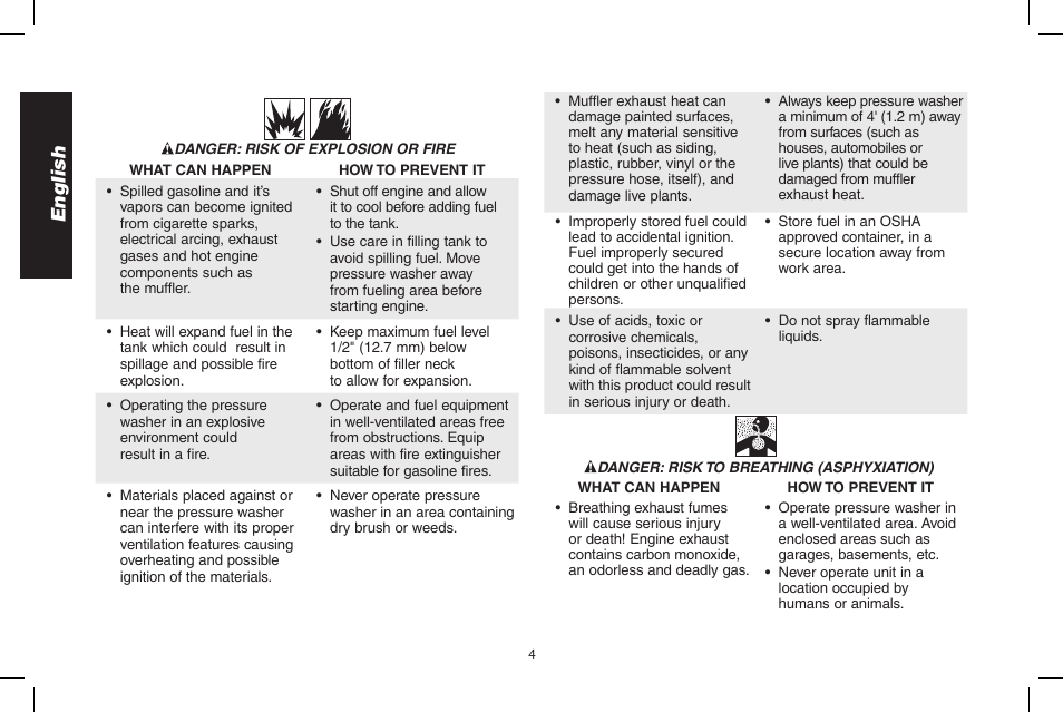 English | DeWalt N000589 User Manual | Page 4 / 64