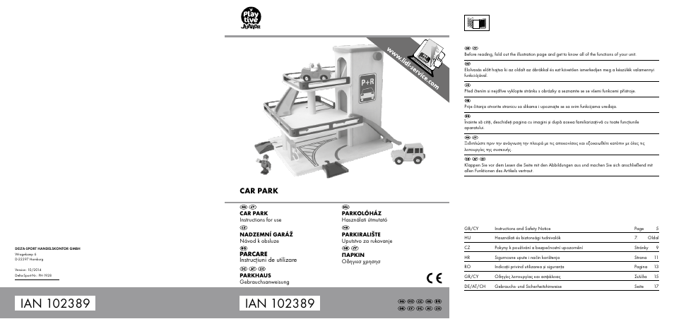 Playtive CAR PARK User Manual | 18 pages