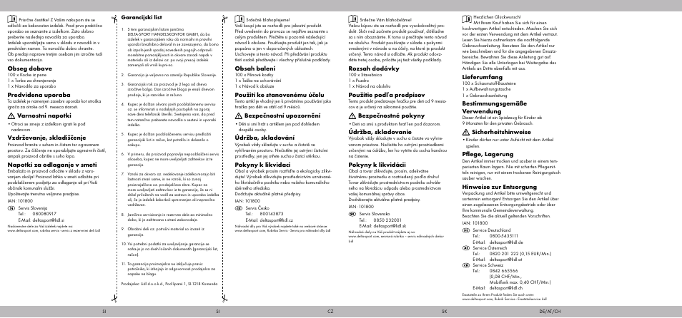 Playtive Foam Building Blocks User Manual | Page 2 / 2