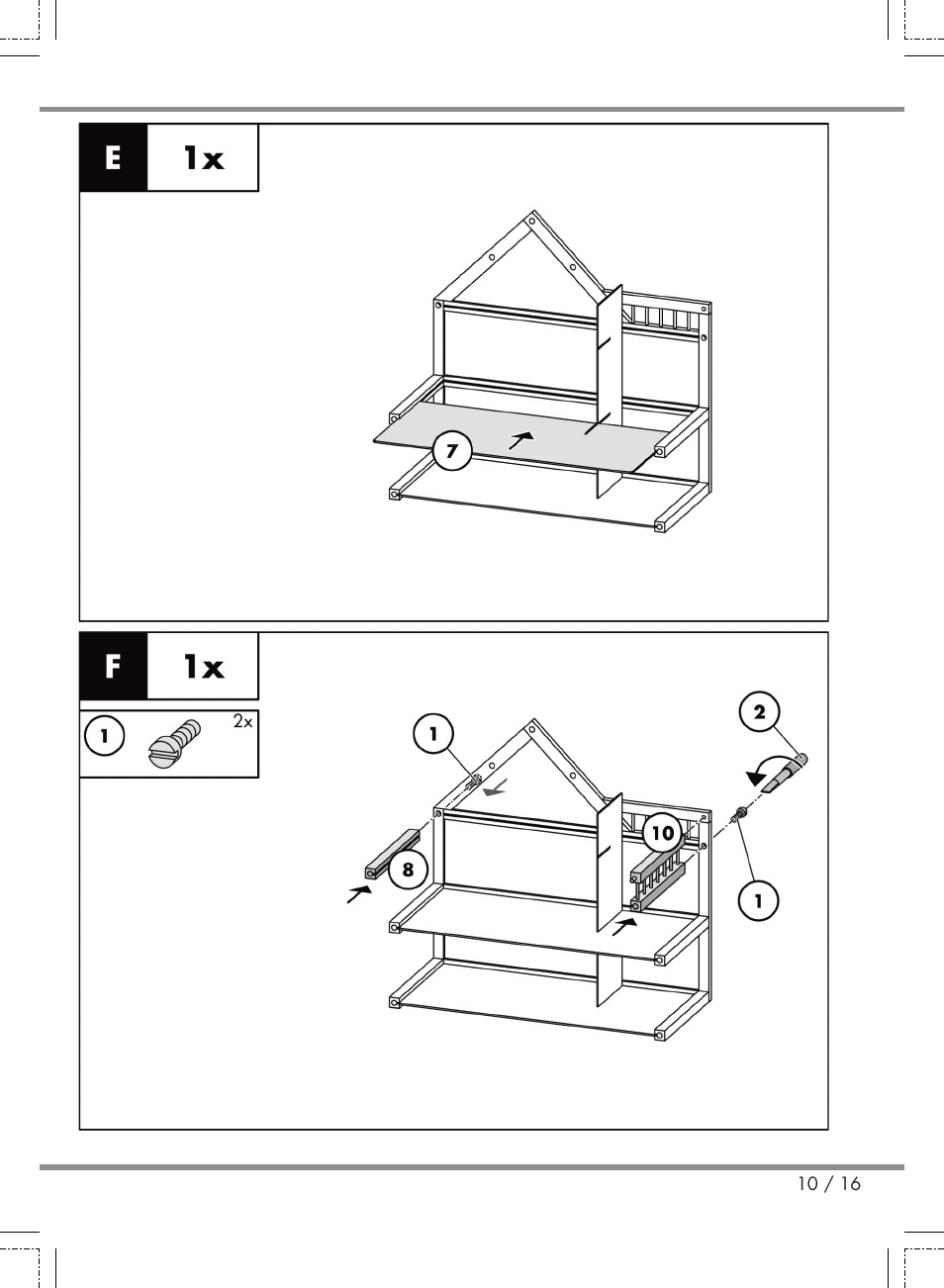 Playtive Puppenhaus User Manual | Page 10 / 16