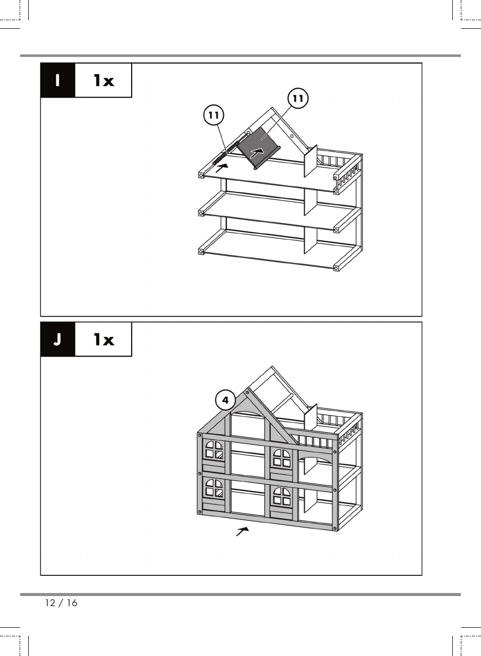 Playtive Puppenhaus User Manual | Page 12 / 16