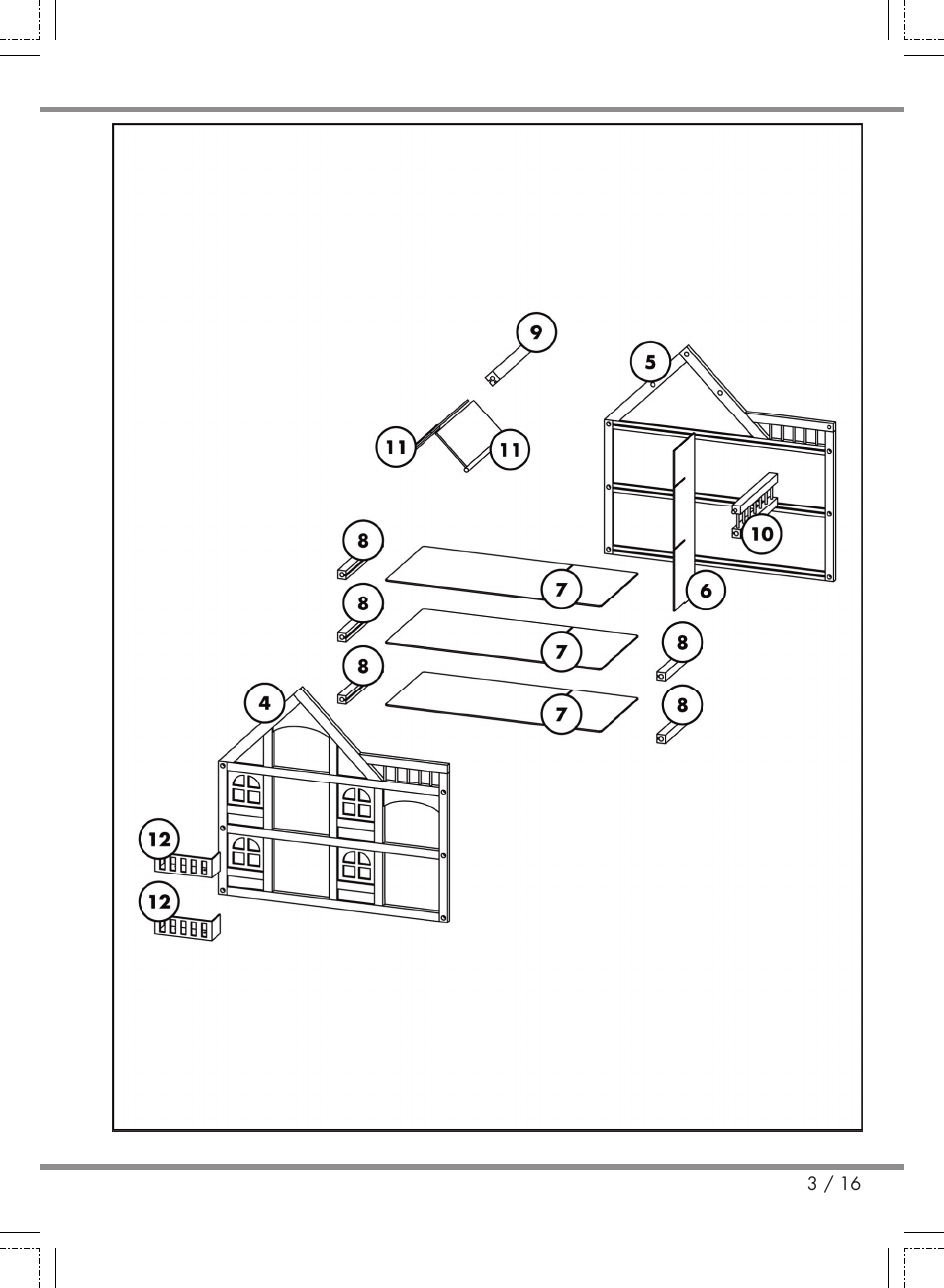 Playtive Puppenhaus User Manual | Page 3 / 16