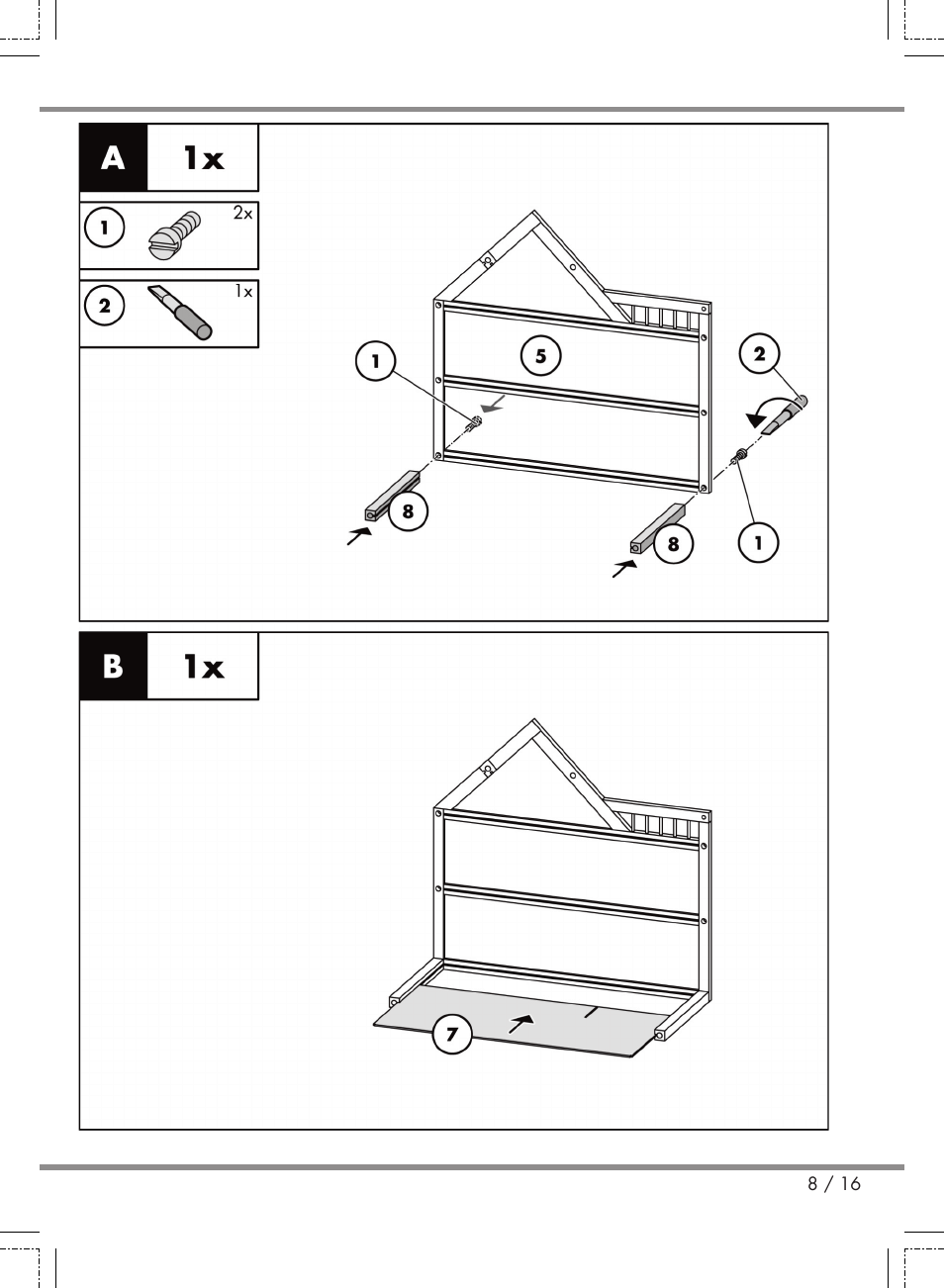 Playtive Puppenhaus User Manual | Page 8 / 16