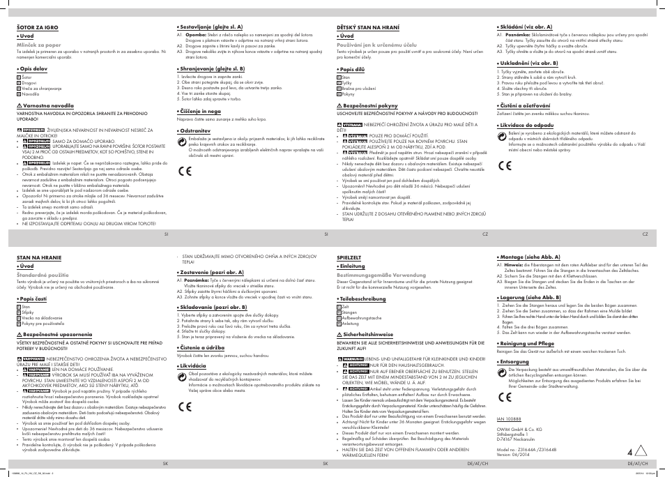 Playtive Play Tent User Manual | Page 2 / 2