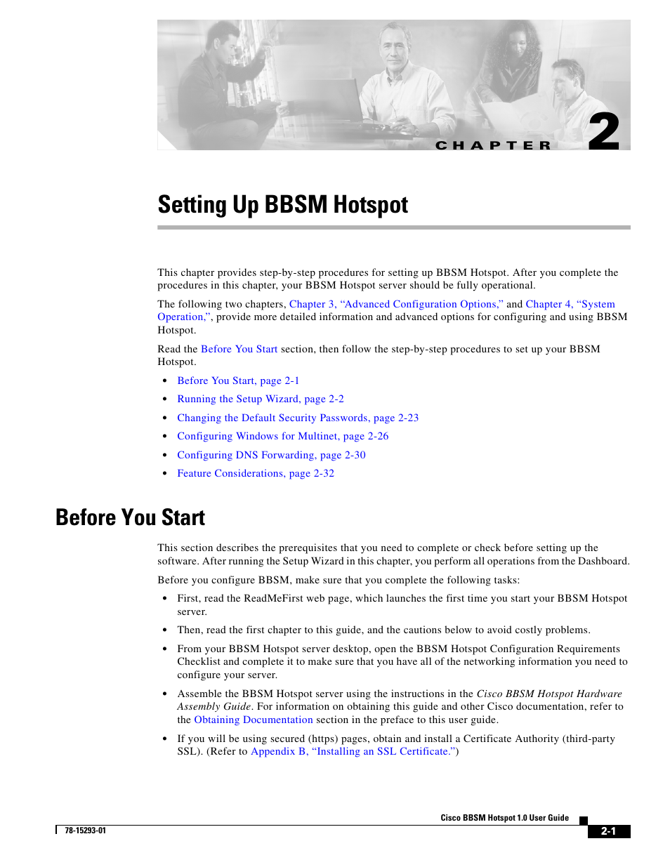 Cisco BBSM 1 User Manual | 42 pages