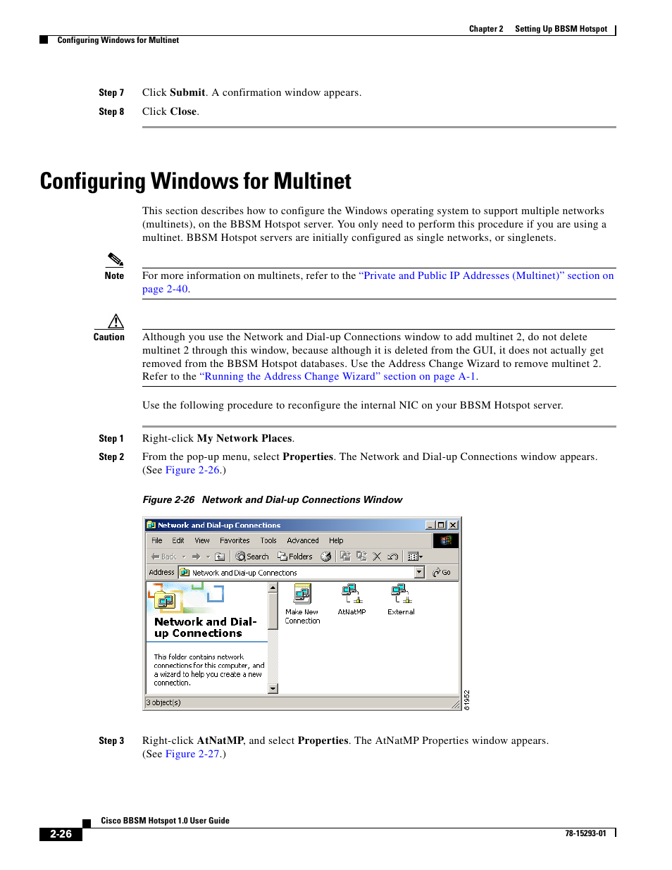 Configuring windows for multinet | Cisco BBSM 1 User Manual | Page 26 / 42