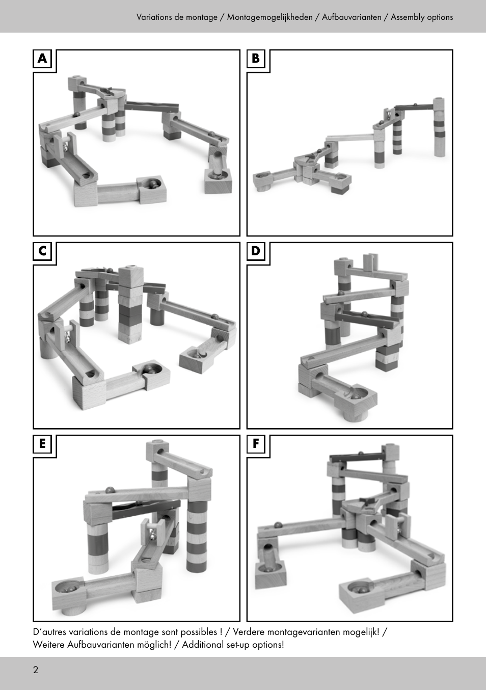 Playtive WOODEN MARBLE RUN User Manual | Page 2 / 8