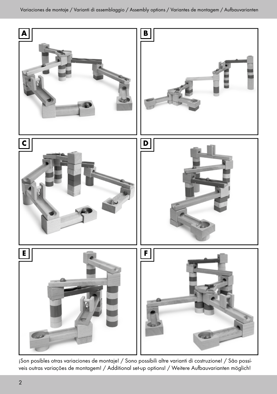 Playtive WOODEN MARBLE RUN User Manual | Page 2 / 8