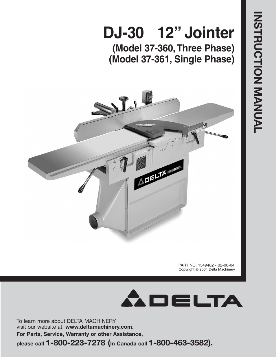 Delta 37-360 User Manual | 24 pages