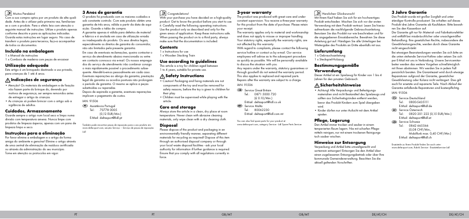 Playtive WOODEN STACKING TRAIN HZ-1530 User Manual | Page 2 / 2