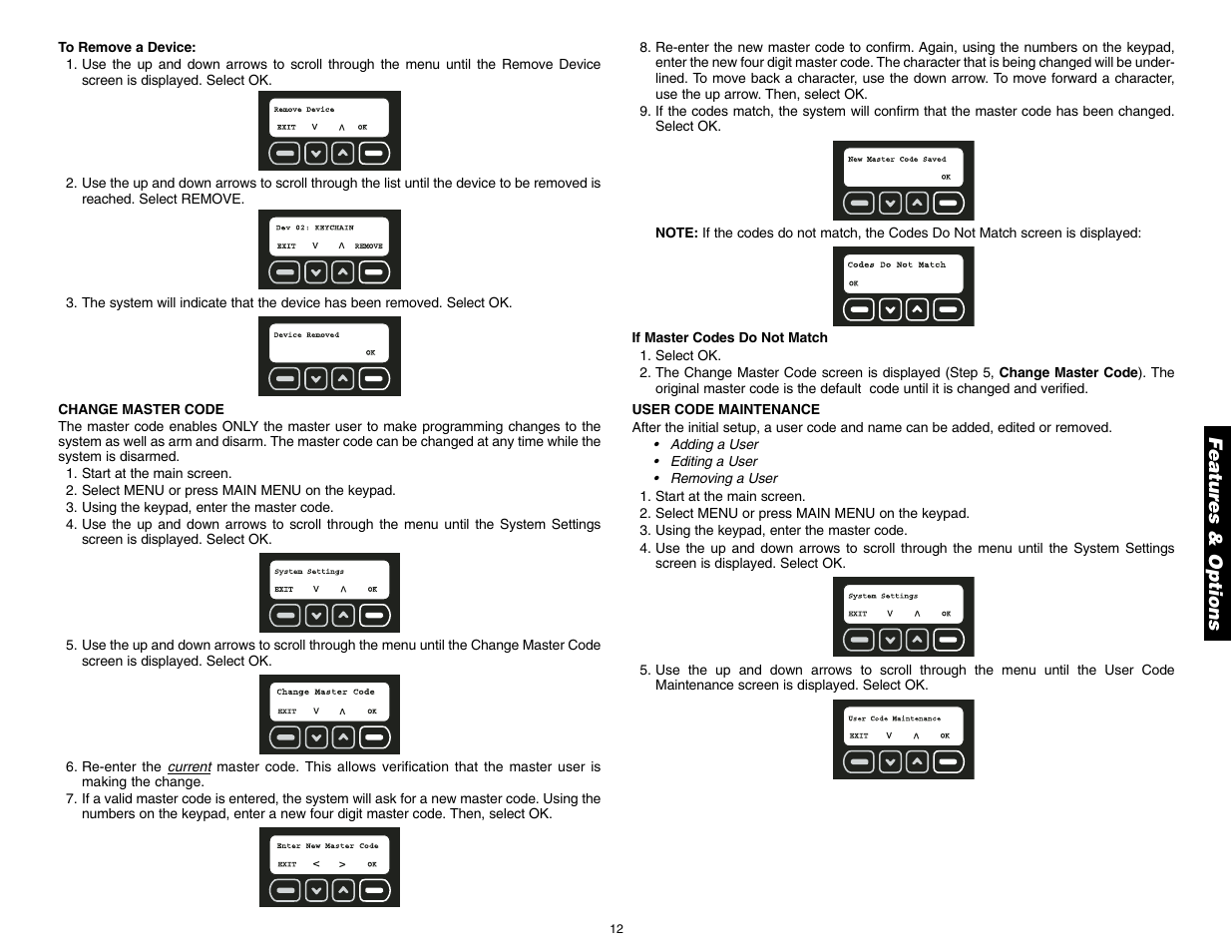 Featur es & options | DeWalt DS100 User Manual | Page 19 / 104