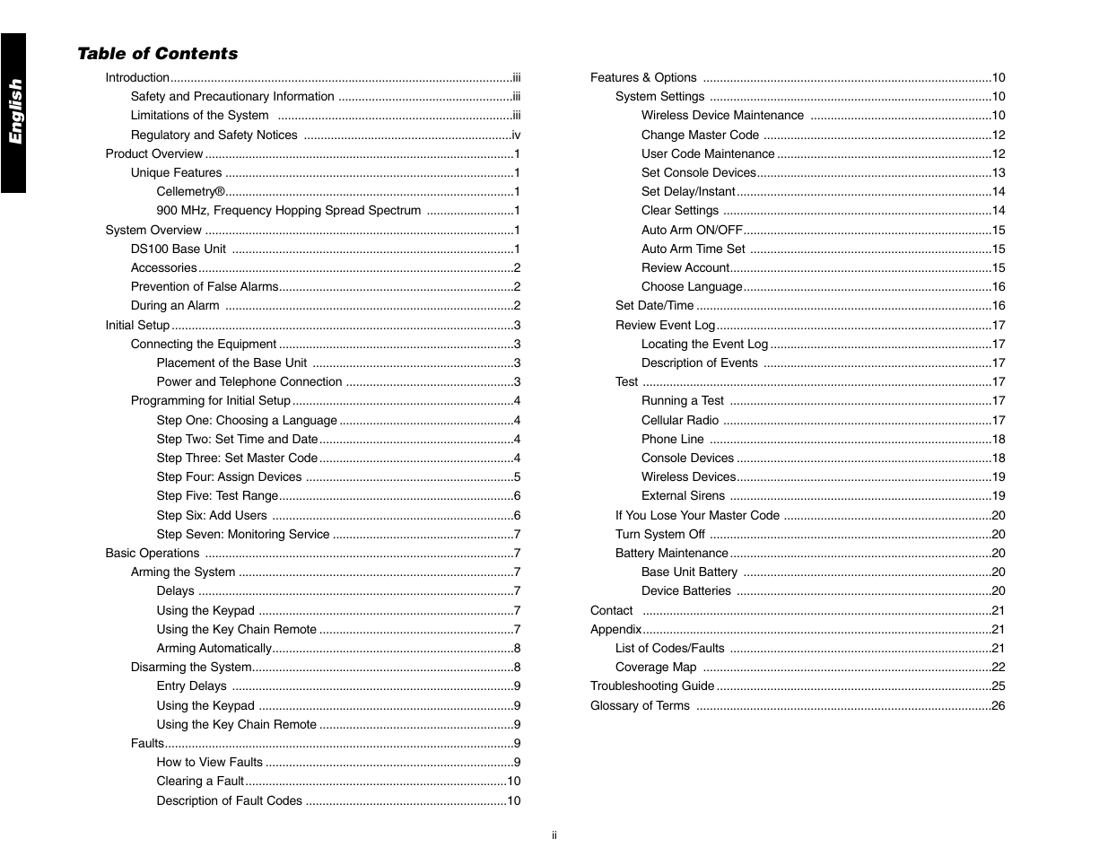 DeWalt DS100 User Manual | Page 4 / 104