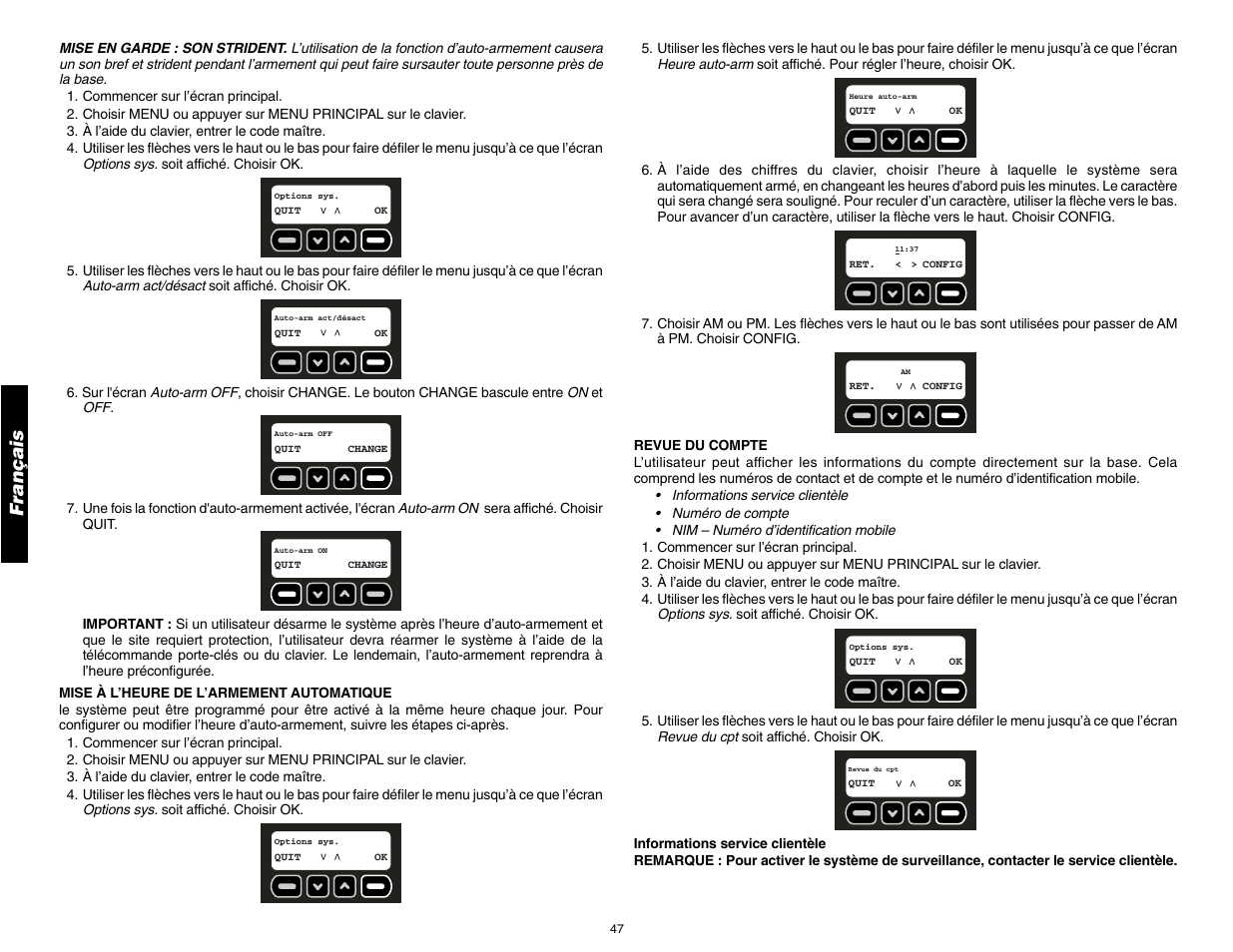 Français | DeWalt DS100 User Manual | Page 54 / 104