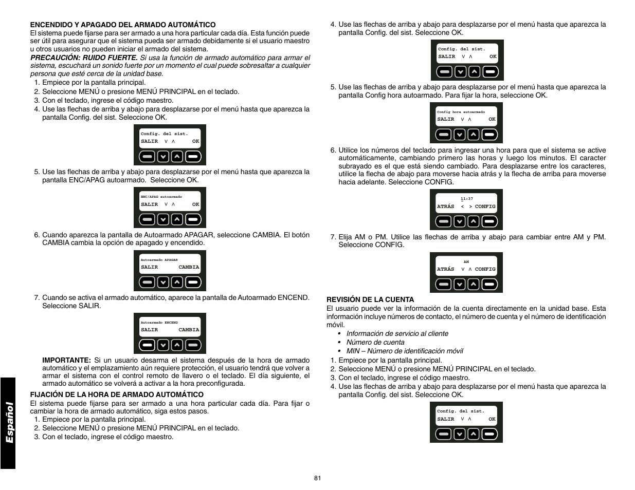 Español | DeWalt DS100 User Manual | Page 88 / 104