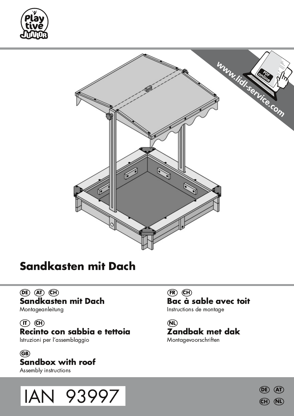 Playtive Sandpit User Manual | 24 pages