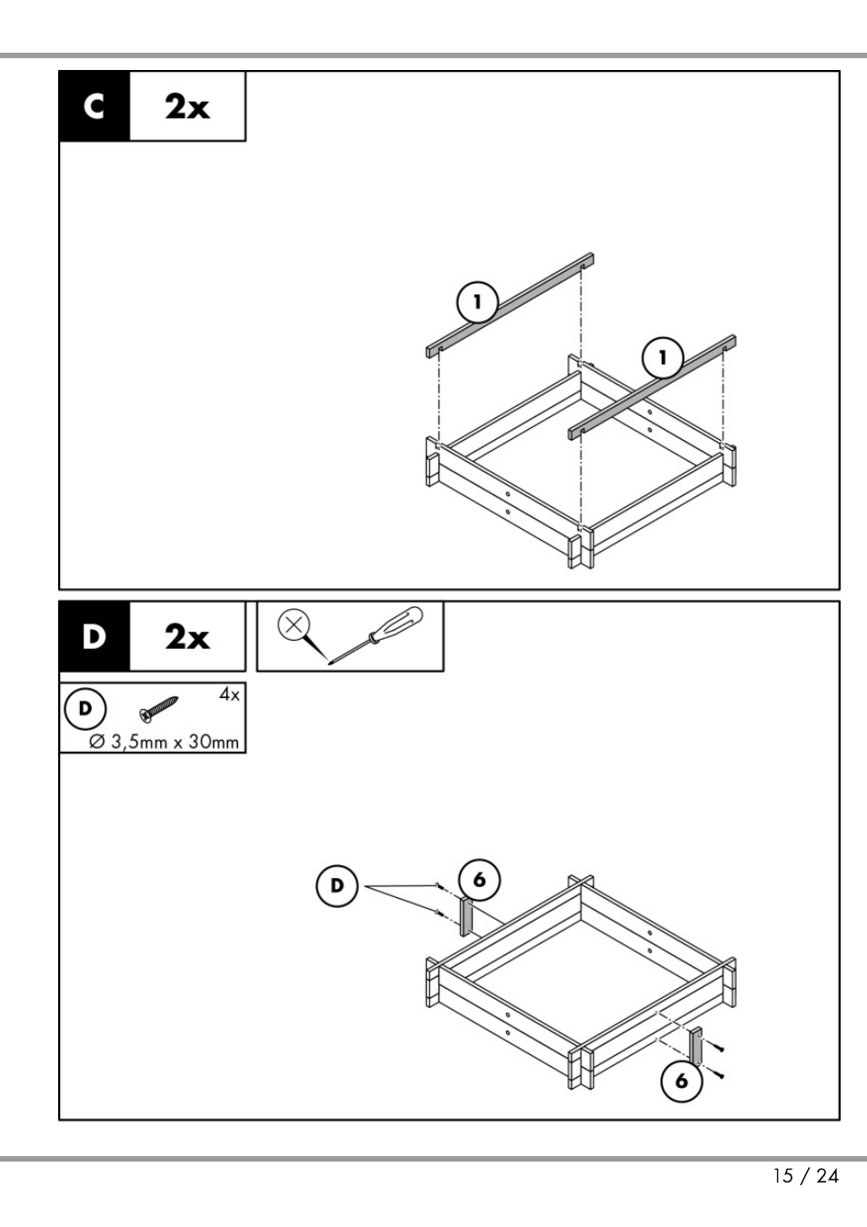 Playtive Sandpit User Manual | Page 15 / 24