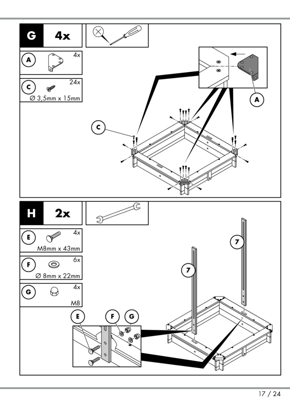 Playtive Sandpit User Manual | Page 17 / 24