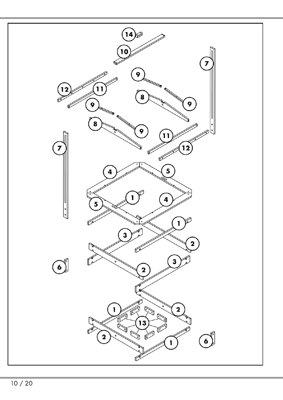 Playtive Sandpit User Manual | Page 10 / 20