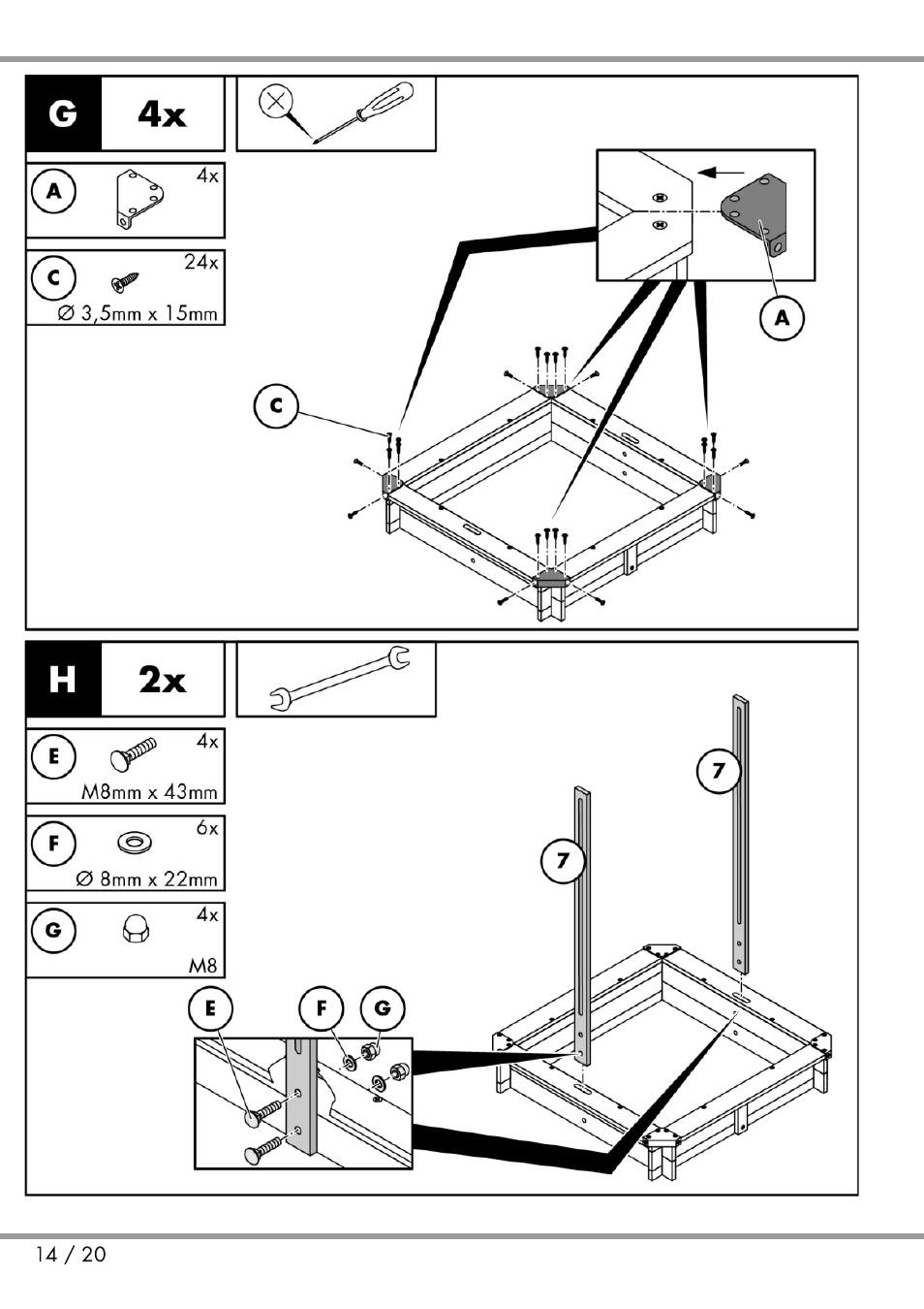 Playtive Sandpit User Manual | Page 14 / 20