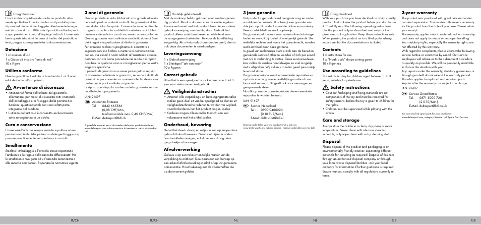 Playtive NOAH‘S ARK SHAPE SORTING GAME User Manual | Page 2 / 2