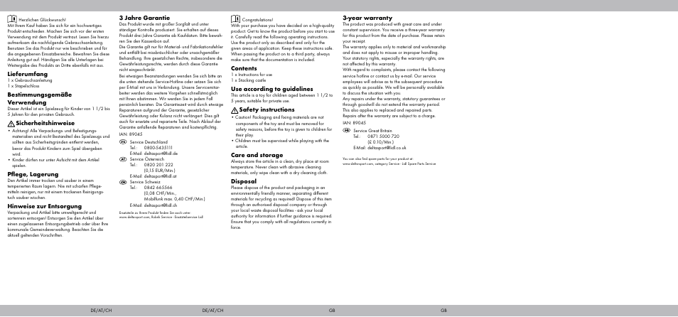 Playtive STACKING CASTLE User Manual | Page 2 / 2