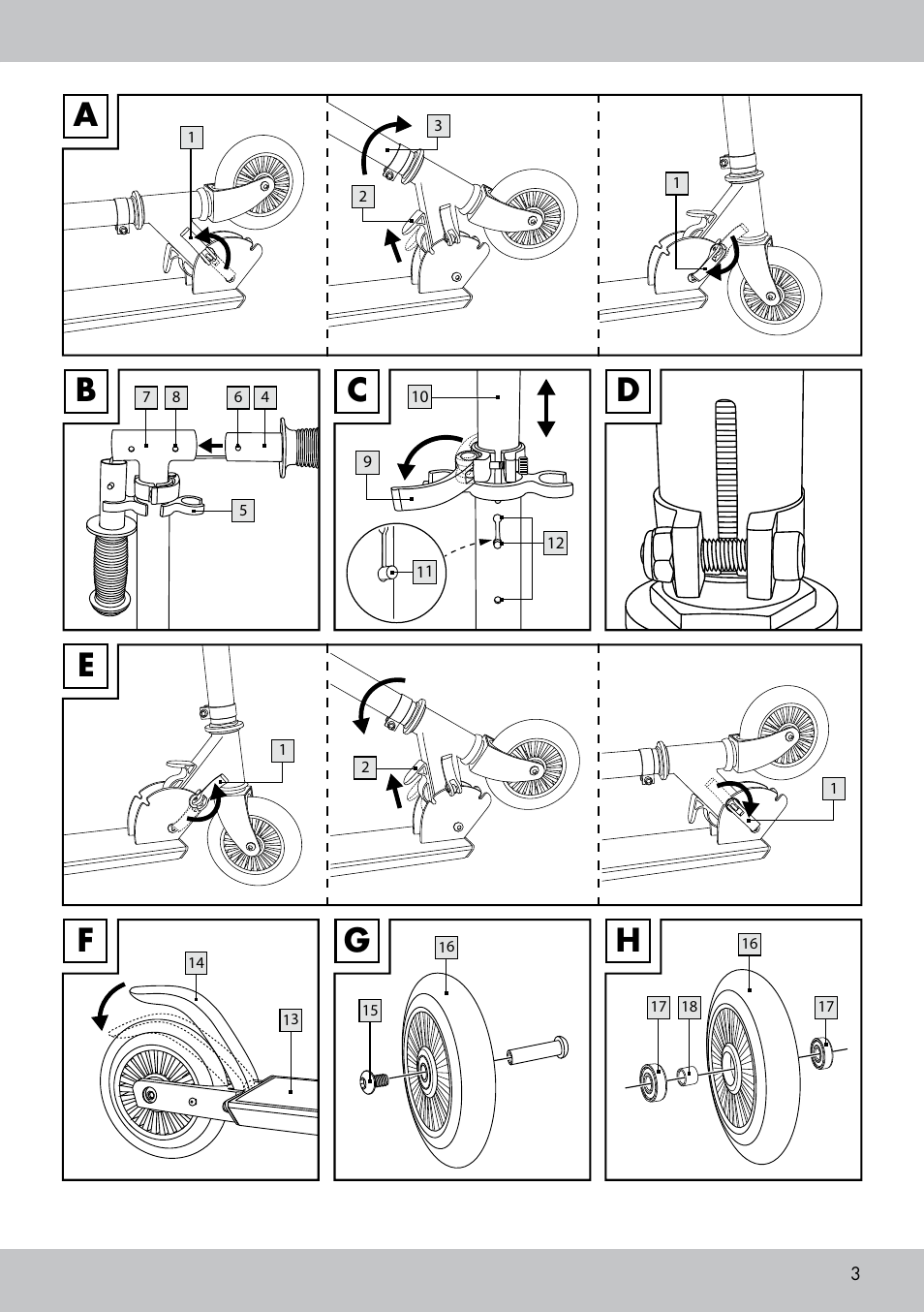 Playtive Scooter User Manual | Page 3 / 20