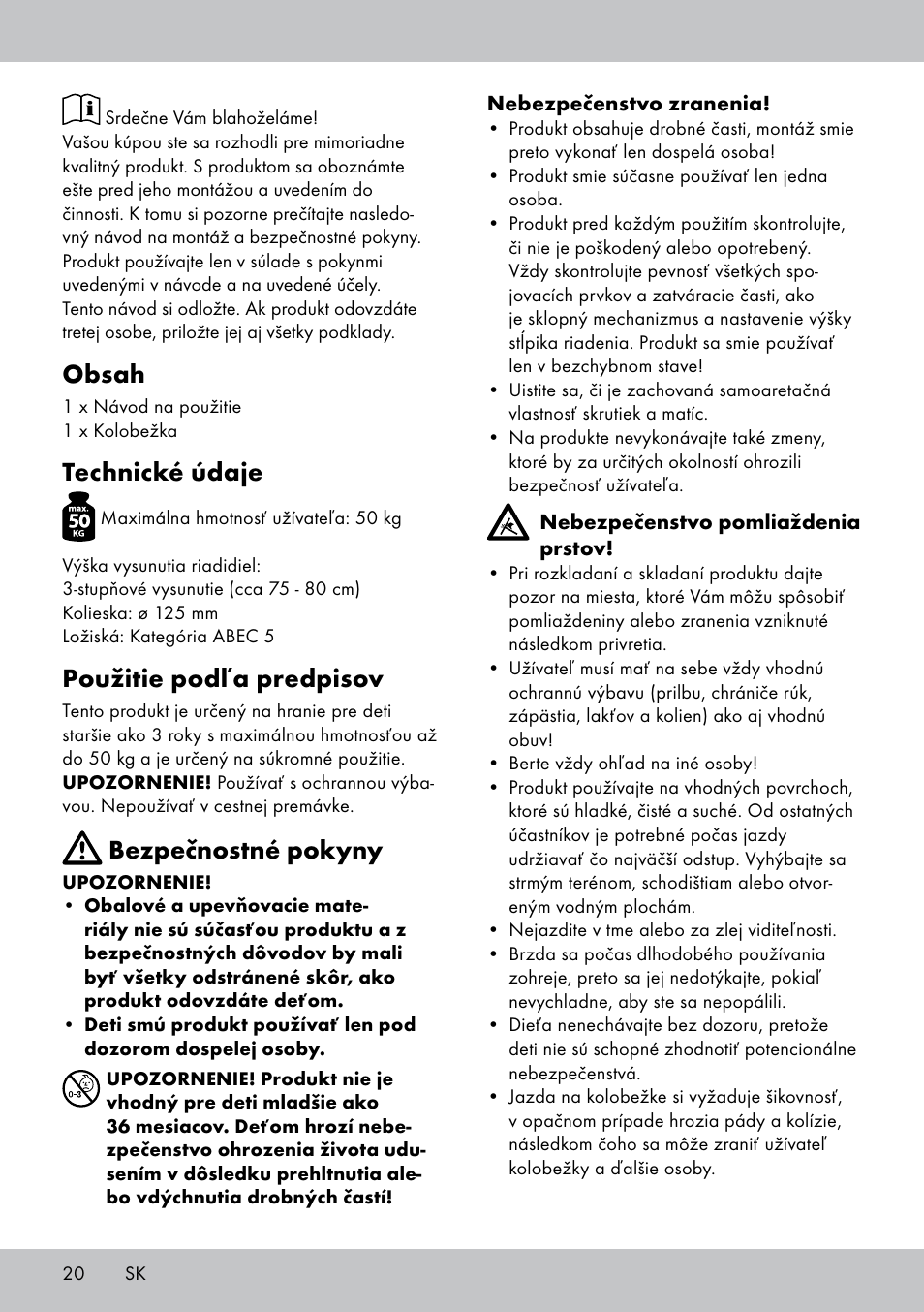 Playtive Scooter User Manual | Page 20 / 28