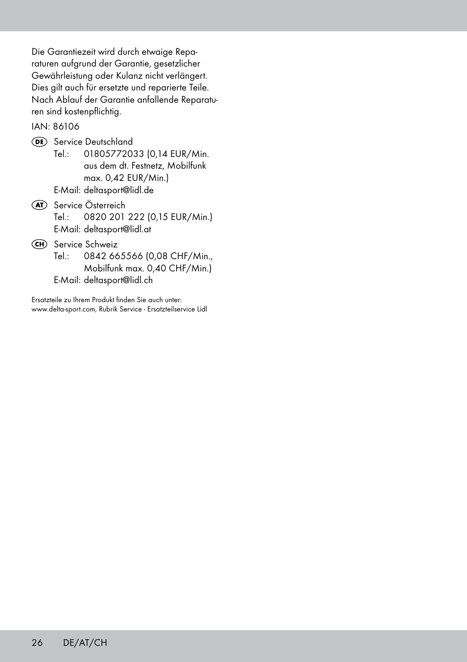 Playtive Scooter User Manual | Page 26 / 28