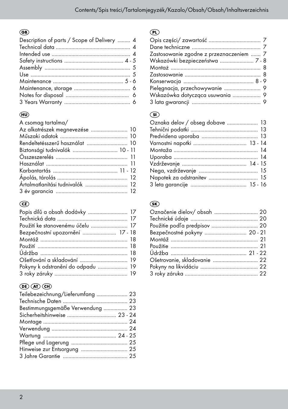 Playtive Tri Scooter User Manual | Page 2 / 28