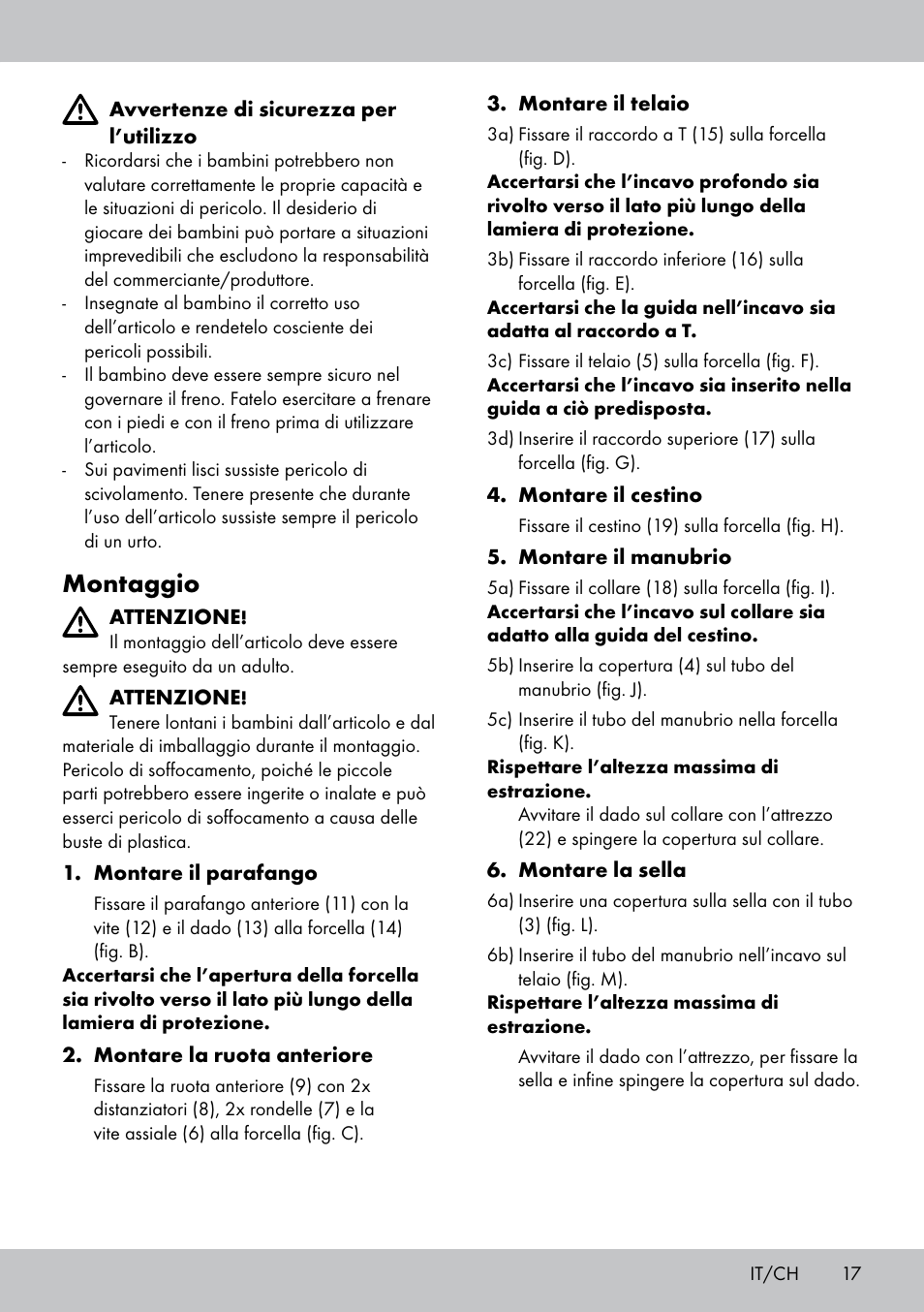 Montaggio | Playtive Training Balance Bike KB-1566 User Manual | Page 15 / 26