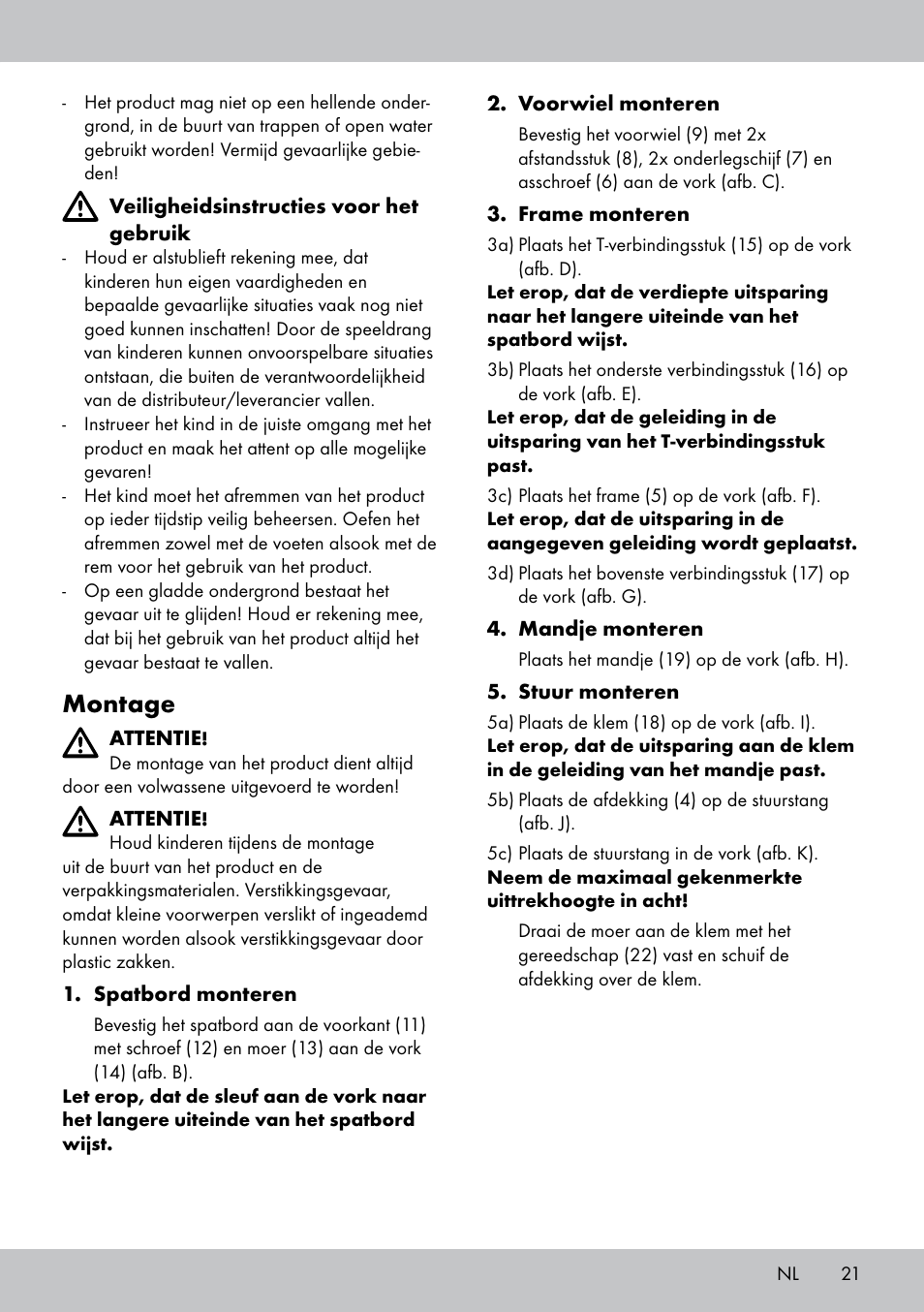 Montage | Playtive Training Balance Bike KB-1566 User Manual | Page 19 / 26