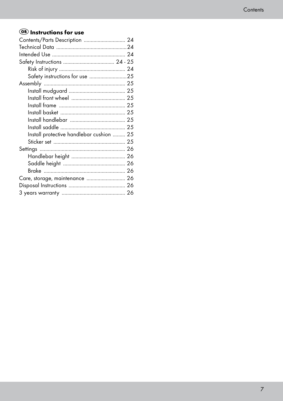 Playtive Training Balance Bike KB-1566 User Manual | Page 5 / 26