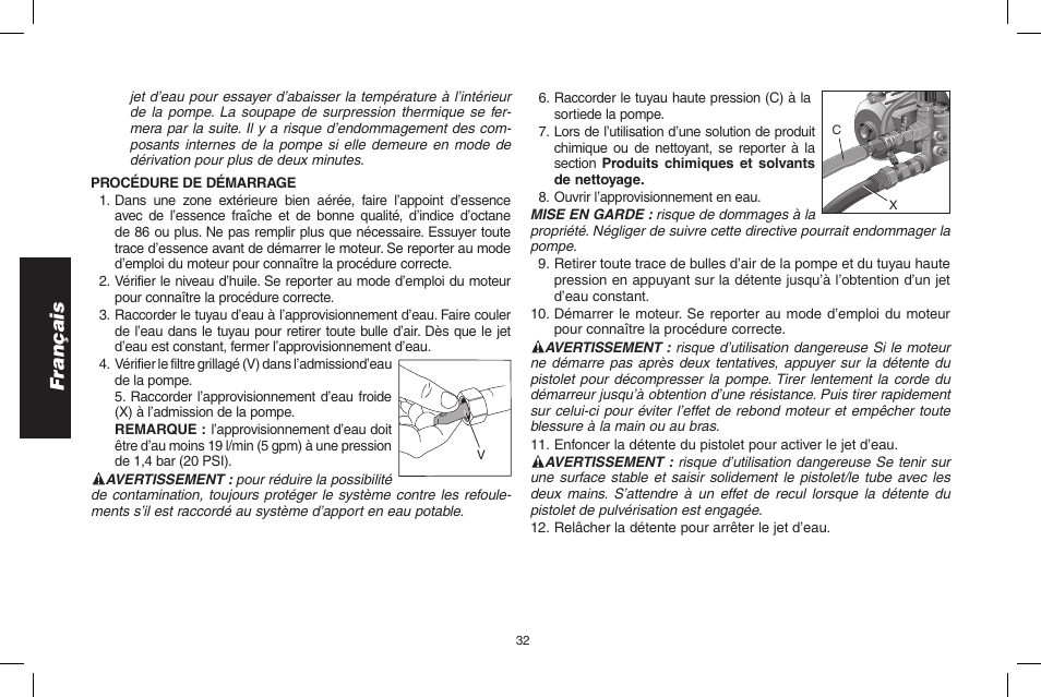 Français | DeWalt DP3700 User Manual | Page 32 / 64