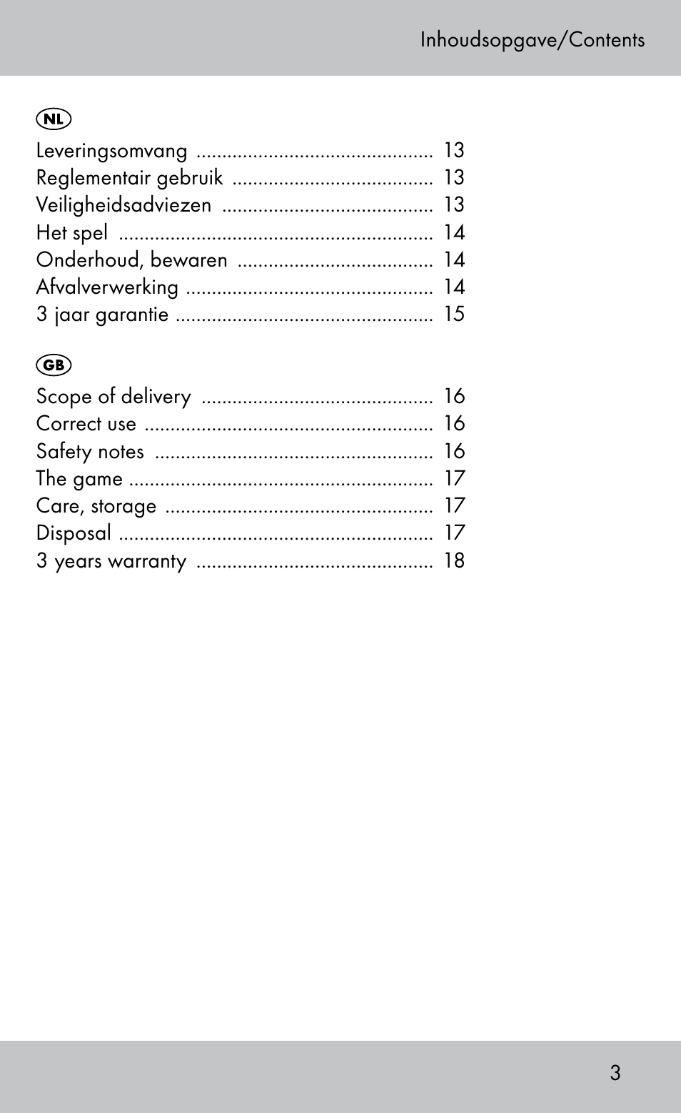 Playtive Bocce Set User Manual | Page 3 / 20