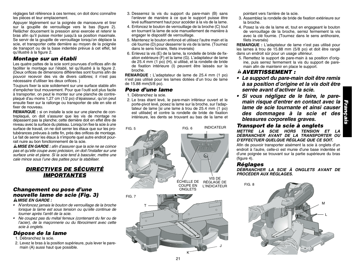 DeWalt DW706 User Manual | Page 23 / 52