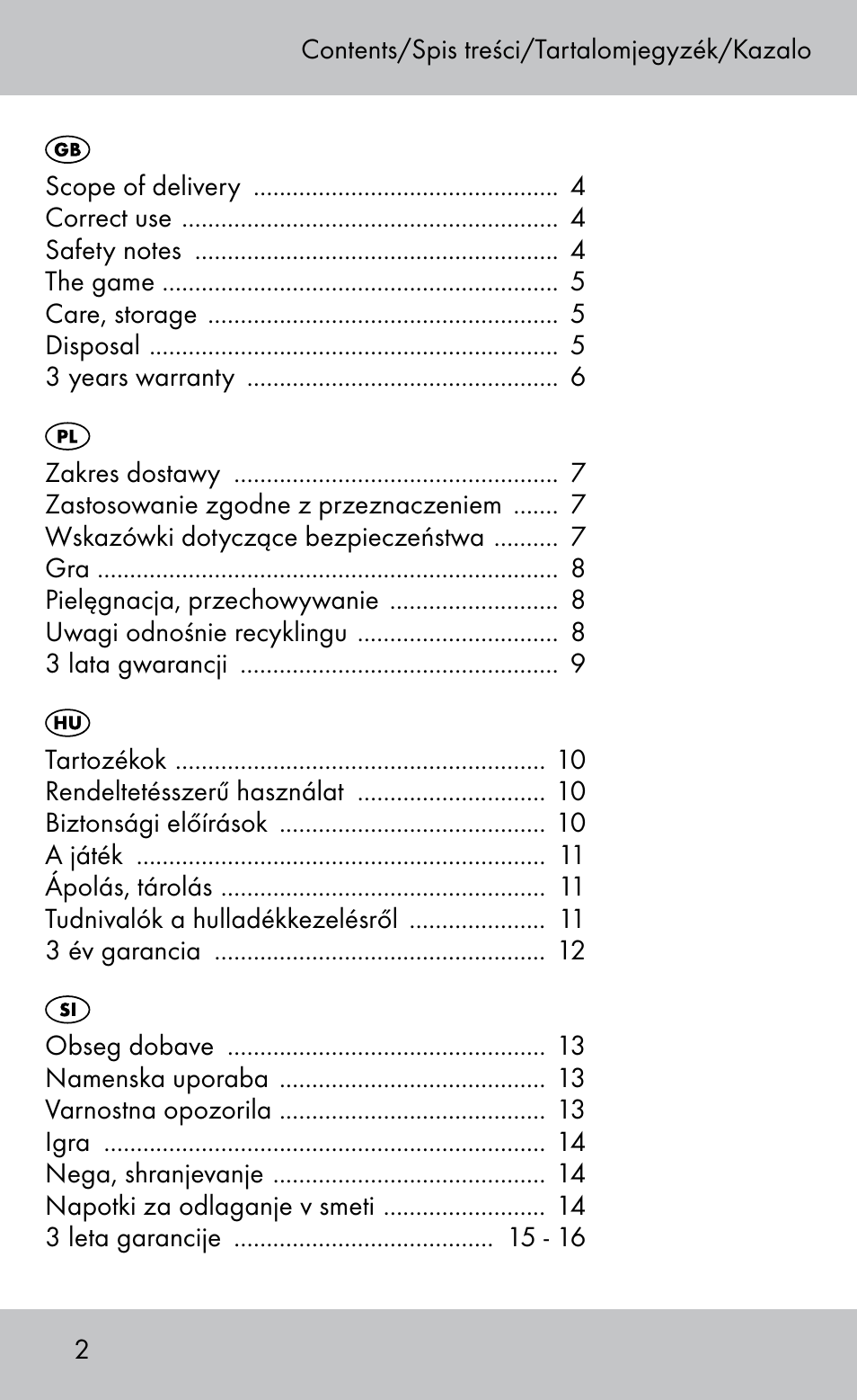 Playtive Bocce Set User Manual | Page 2 / 28