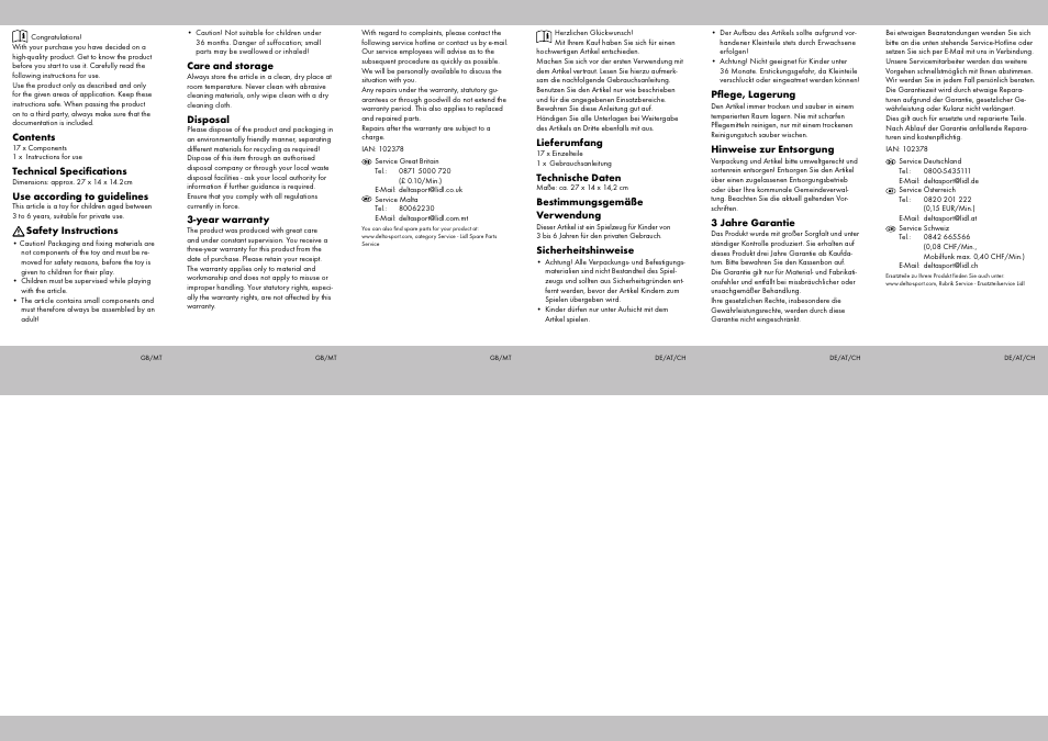 Playtive Toy Toolbench User Manual | Page 2 / 2