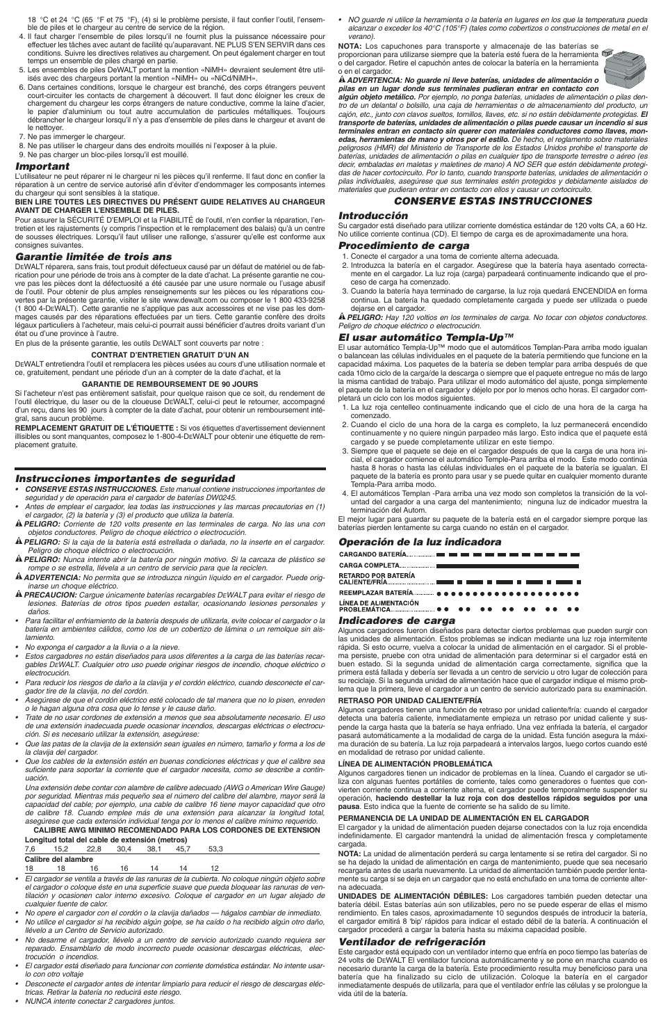 DeWalt DW0246 User Manual | Page 3 / 4